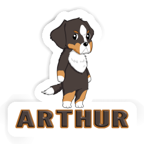 Bernese Mountain Dog Sticker Arthur Image