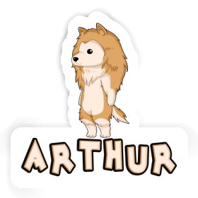 Collie Sticker Arthur Image