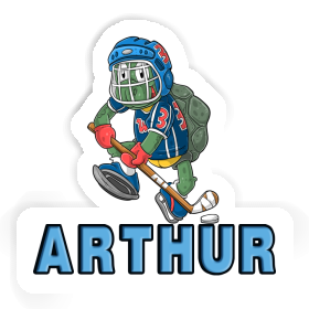 Arthur Sticker Hockey Player Image