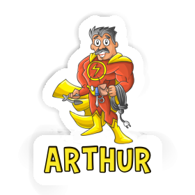 Arthur Sticker Electrician Image