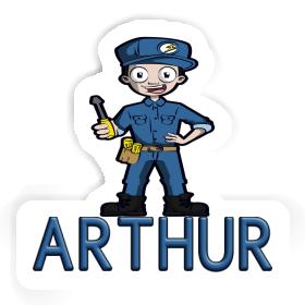 Sticker Electrician Arthur Image