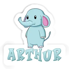 Elephant Sticker Arthur Image