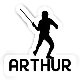 Sticker Fencer Arthur Image