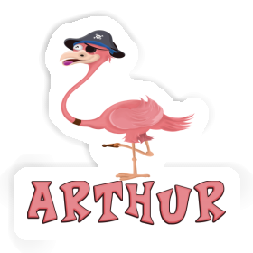 Sticker Flamingo Arthur Image