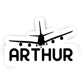 Sticker Airplane Arthur Image