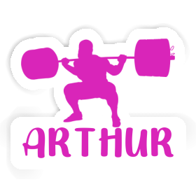 Sticker Weightlifter Arthur Image