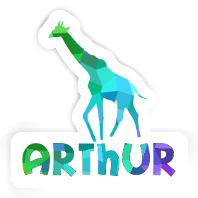 Sticker Giraffe Arthur Image