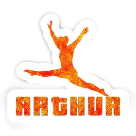 Arthur Sticker Gymnast Image