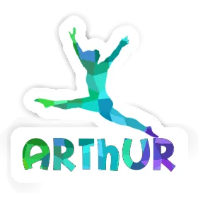 Arthur Sticker Gymnast Image