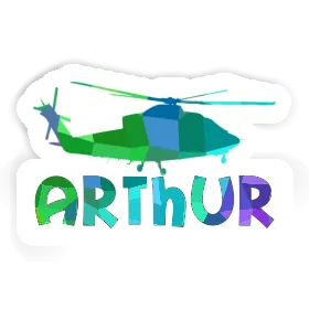 Sticker Helicopter Arthur Image