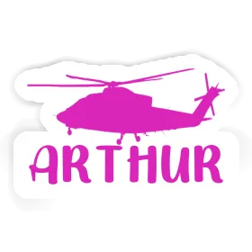 Sticker Helicopter Arthur Image