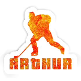 Arthur Sticker Hockey Player Image