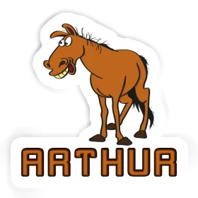 Sticker Arthur Horse Image