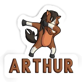 Sticker Arthur Horse Image