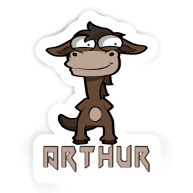 Standing Horse Sticker Arthur Image