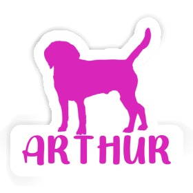 Sticker Dog Arthur Image