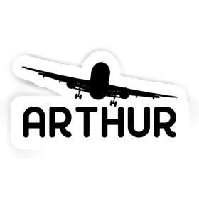 Sticker Arthur Airplane Image