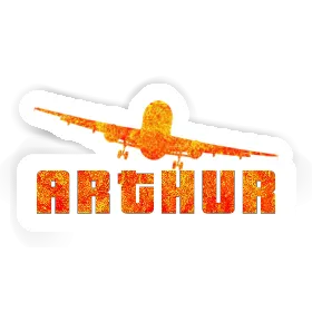 Airplane Sticker Arthur Image