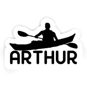 Sticker Arthur Kayaker Image