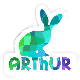 Sticker Rabbit Arthur Image