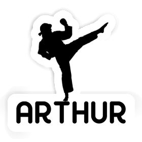 Arthur Sticker Karateka Image