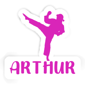 Arthur Sticker Karateka Image