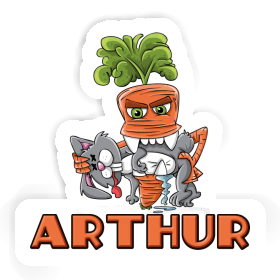 Arthur Sticker Monster Carrot Image