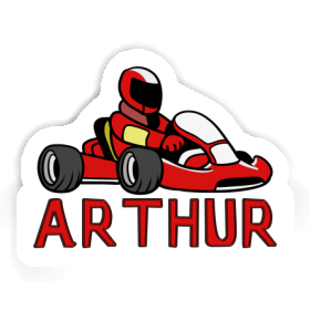 Sticker Arthur Kart Driver Image