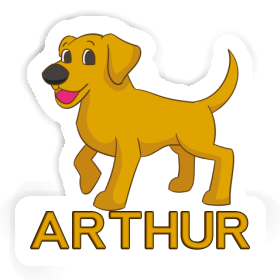 Labrador Sticker Arthur Image