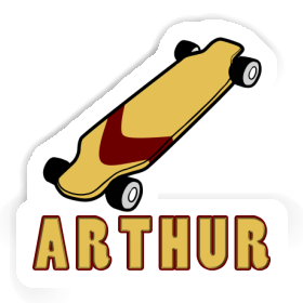 Longboard Sticker Arthur Image