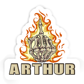 Sticker Arthur Middlefinger Image