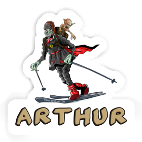 Telemarker Sticker Arthur Image