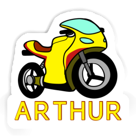 Arthur Sticker Motorbike Image