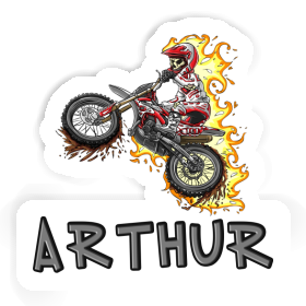 Motocrosser Sticker Arthur Image