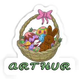 Arthur Sticker Easter basket Image