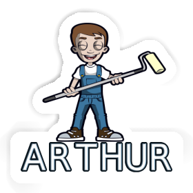 Sticker Arthur Painter Image