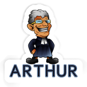 Arthur Sticker Vicar Image