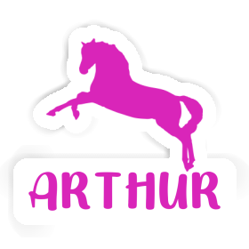 Sticker Arthur Horse Image