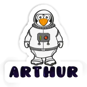 Sticker Arthur Astronaut Image