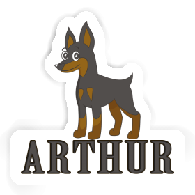 Sticker Pinscher Arthur Image