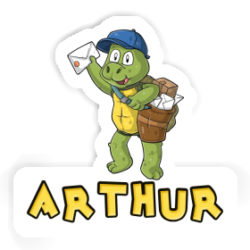 Sticker Arthur Postman Image