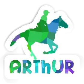 Arthur Sticker Horse Rider Image