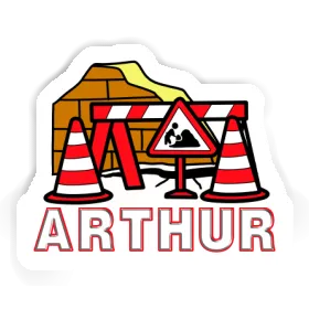 Baustelle Sticker Arthur Image