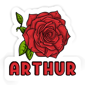 Arthur Sticker Rose Image