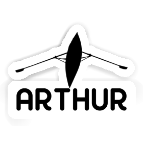 Sticker Arthur Rowboat Image