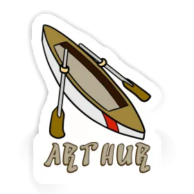 Arthur Sticker Rowboat Image