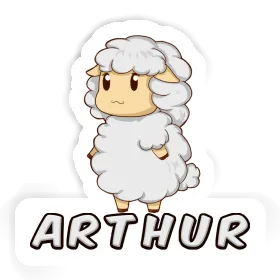 Sheep Sticker Arthur Image