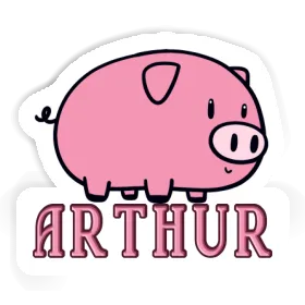 Arthur Sticker Pig Image