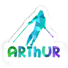 Sticker Arthur Skier Image