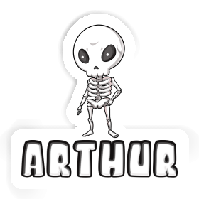 Alien Sticker Arthur Image